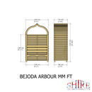 Bejoda Garden Arbour (4'1'' x 2'4'')