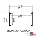 Bejoda Garden Arch (4'1'' x 2'4'')