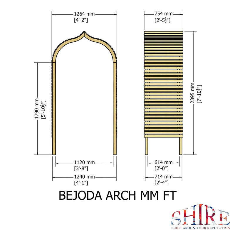 Bejoda Garden Arch (4'1'' x 2'4'')