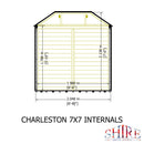 Charleston Summerhouse 7'x7' in T&G