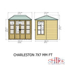 Charleston Summerhouse 7'x7' in T&G