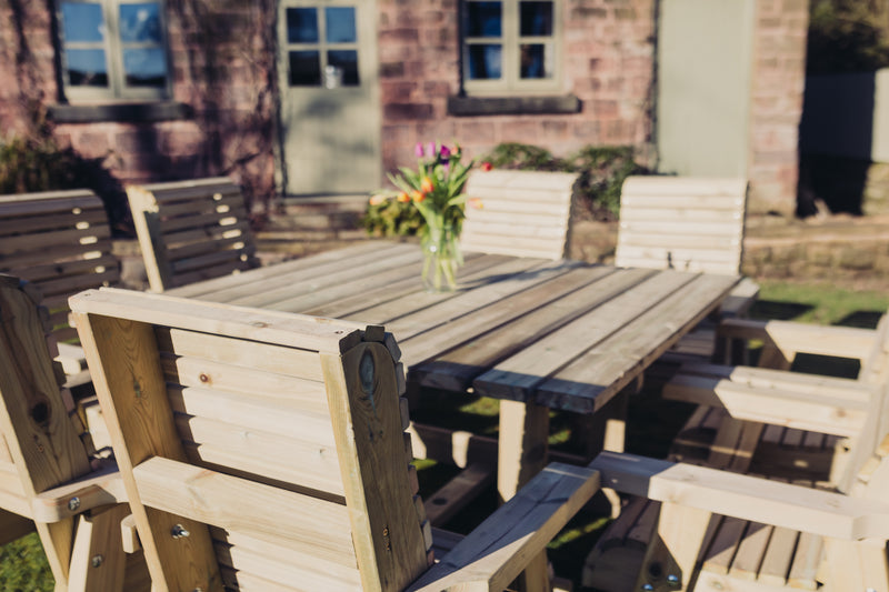 Ergo 8 Seater Square Table Set