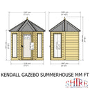 Kendall Gazebo Summerhouse (6' x 6')