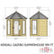 Kendall Gazebo Summerhouse (6' x 6')