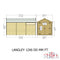 Langley Double Door Security Apex Shed (12' x 6')