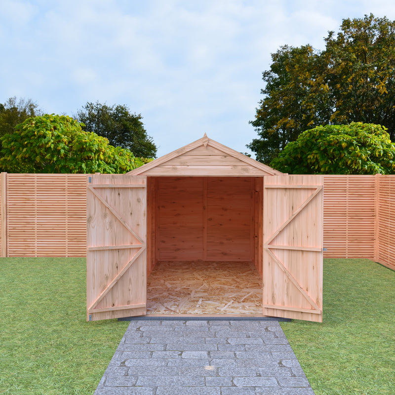 Langley Double Door Security Apex Shed (12' x 6')