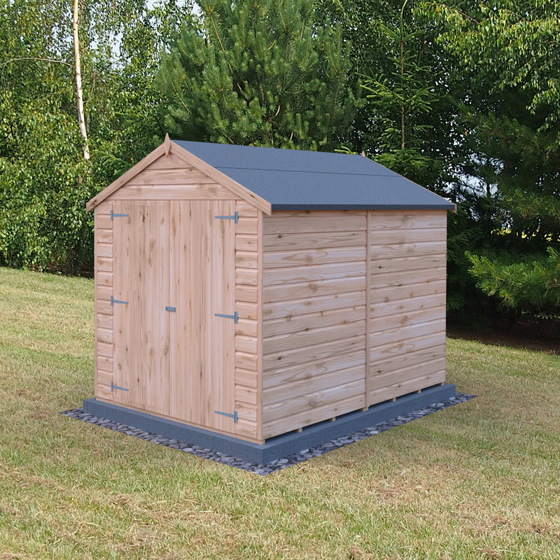 Langley Double Door Security Apex Shed (8' x 6')