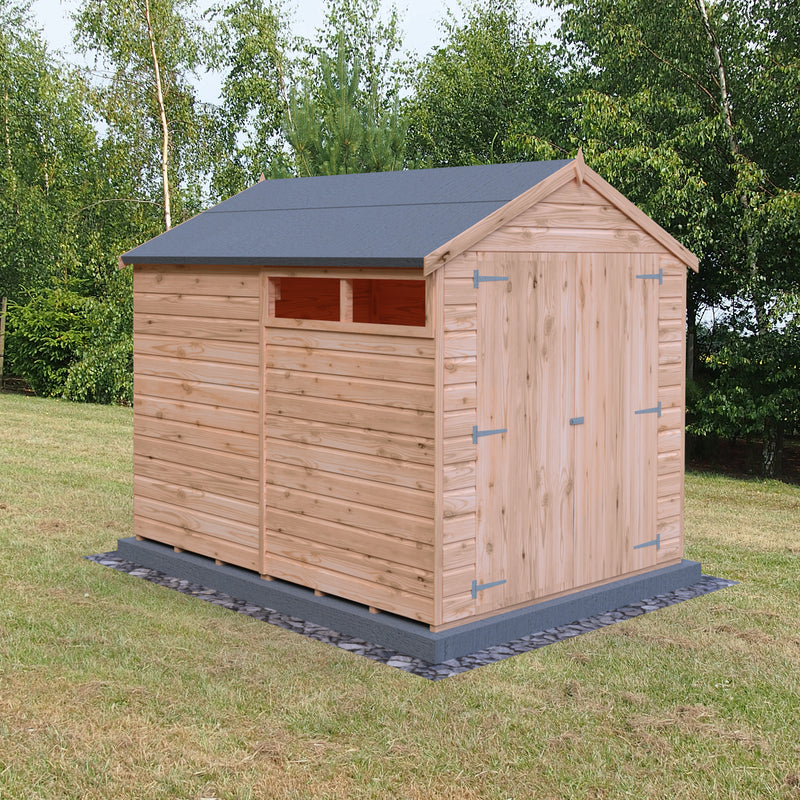 Langley Double Door Security Apex Shed (8' x 6')