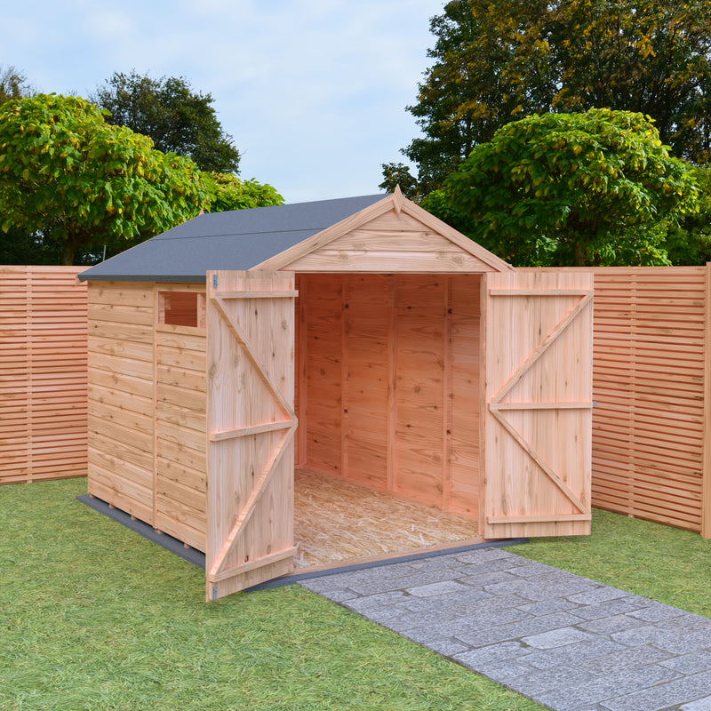 Langley Double Door Security Apex Shed (8' x 6')