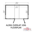 Alora Overlap Summerhouse 10'x6'