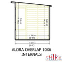 Alora Overlap Summerhouse 10'x6'