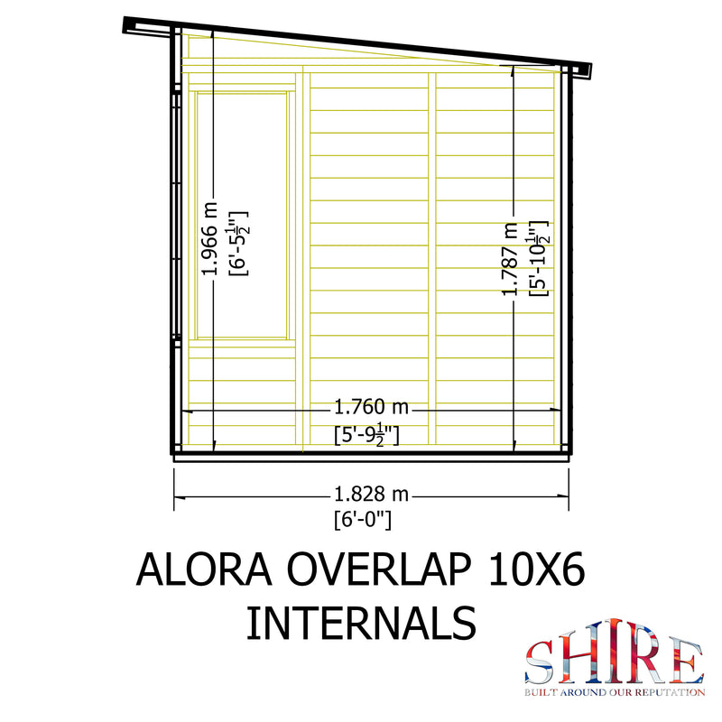 Alora Overlap Summerhouse 10'x6'