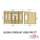 Alora Overlap Summerhouse 10'x6'