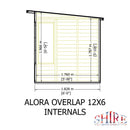 Alora Overlap Summerhouse 12'x6'