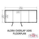 Alora Overlap Summerhouse 16'x6'