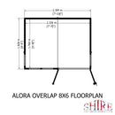 Alora Overlap Summerhouse 8'x6'