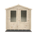 Peckover Log Cabin 8' x 8' in 19mm Logs