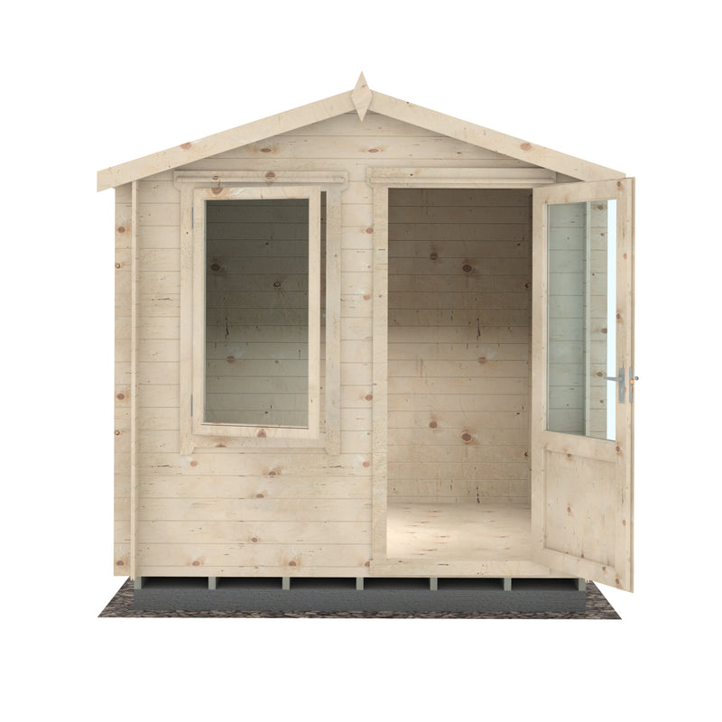 Peckover Log Cabin 8' x 8' in 19mm Logs