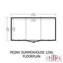 Peony Summerhouse 12'x6' in T&G