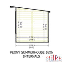 Peony Summerhouse 16'x6' in T&G