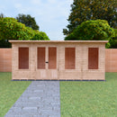 Peony Summerhouse 16'x6' in T&G