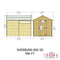 Sherburn Security Apex Shed (8' x 6')