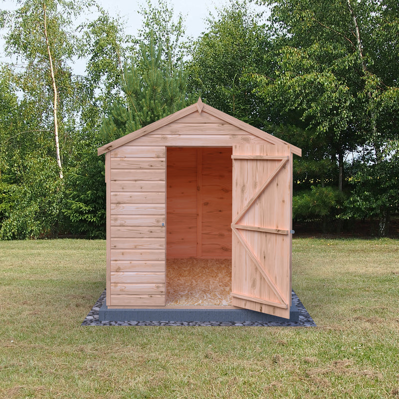 Sherburn Security Apex Shed (8' x 6')