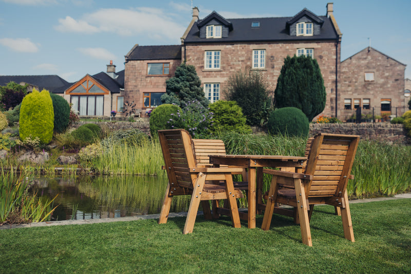 Valley 4 Seater Round Table Set