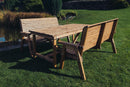 Valley 6 Seater Table Set - 2 x 3 Seat Benches