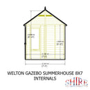 Welton Gazebo Summerhouse (8' x 7')