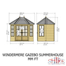 Windermere Gazebo Summerhouse (8' x 6')