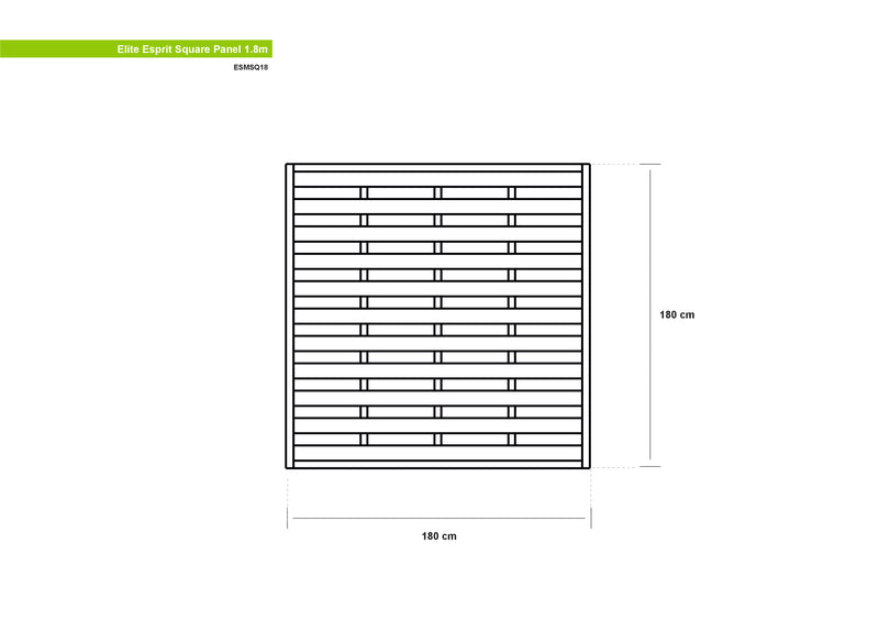 Grange Elite Esprit Square Fence Panels