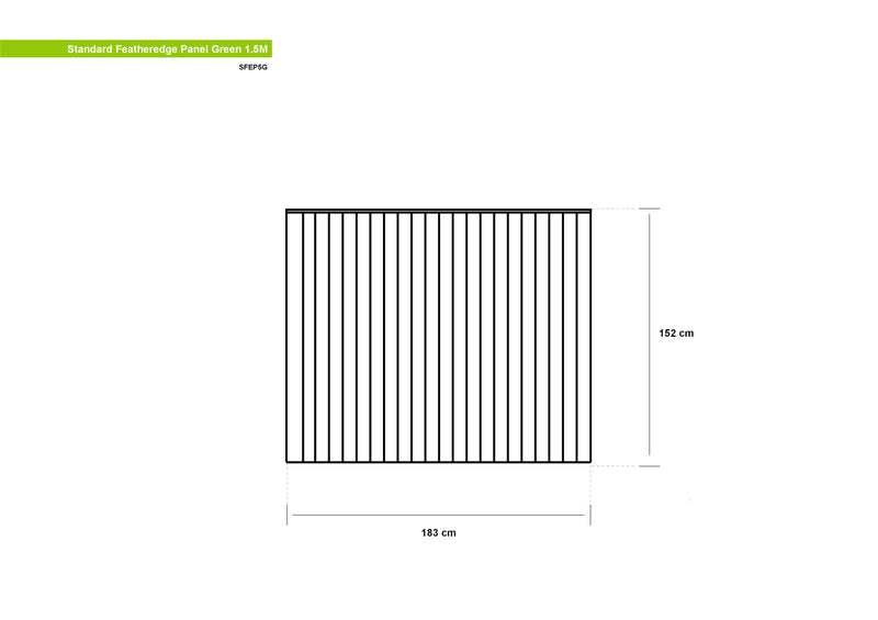 Grange Standard Featheredge Panel