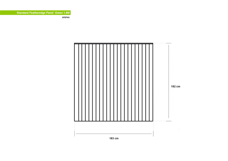 Grange Standard Featheredge Panel