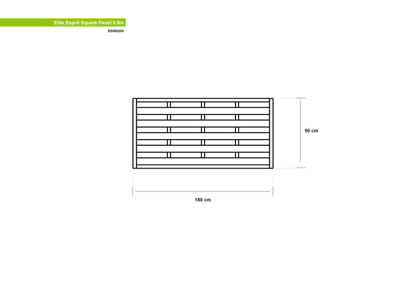 Grange Elite Esprit Square Fence Panels