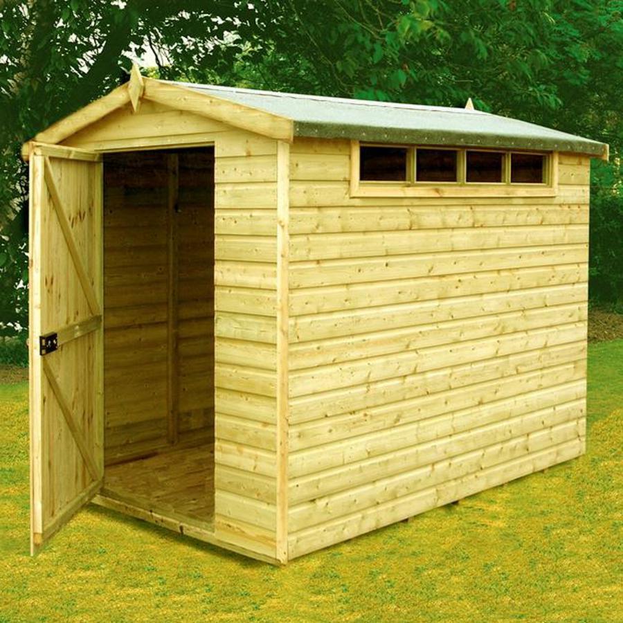 Goodwood Security Professional Tongue and Groove Apex Shed 8' x 6 ...